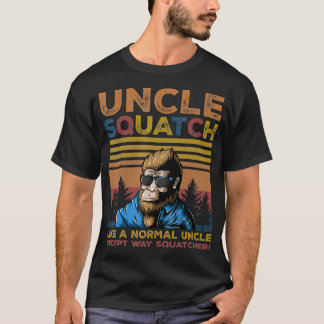 T-shirt Oncle Squatch Oncle Fête des pères amusant