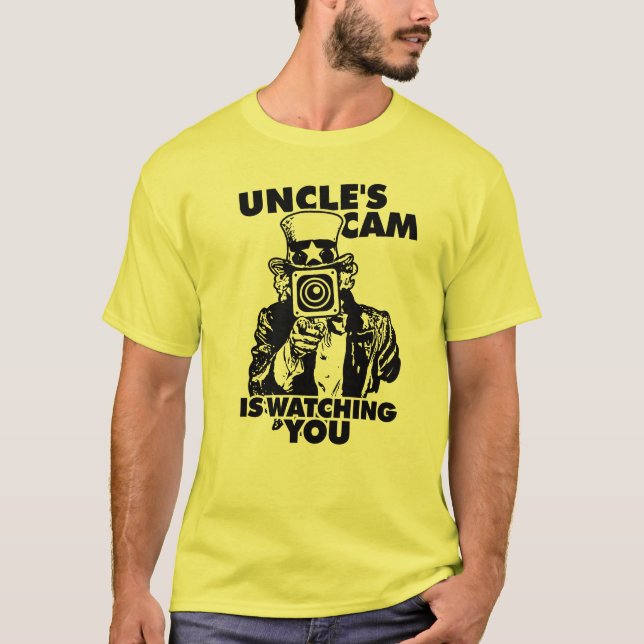 T-shirt Oncle's Cam vous regarde (Devant)