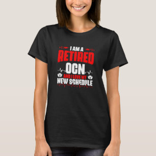 T-shirt Oncologie De Soins Infirmiers Médicale À La Retrai