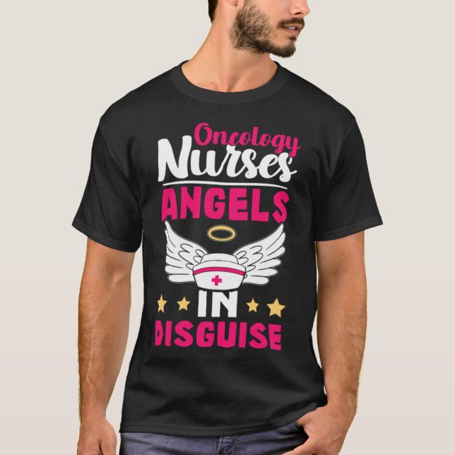 T-shirt Oncologie Infirmiers anges déguisés (Devant)