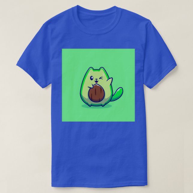T-shirt Onde d'animal Avocado (Design devant)