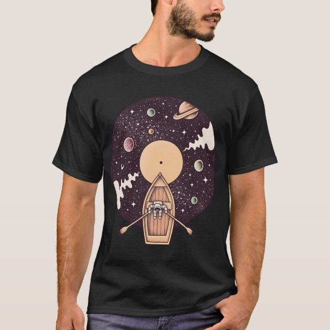 T-shirt ondes cosmiques (Devant)