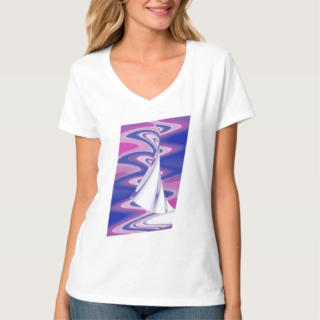 T-shirt Ondes tournantes (Devant)