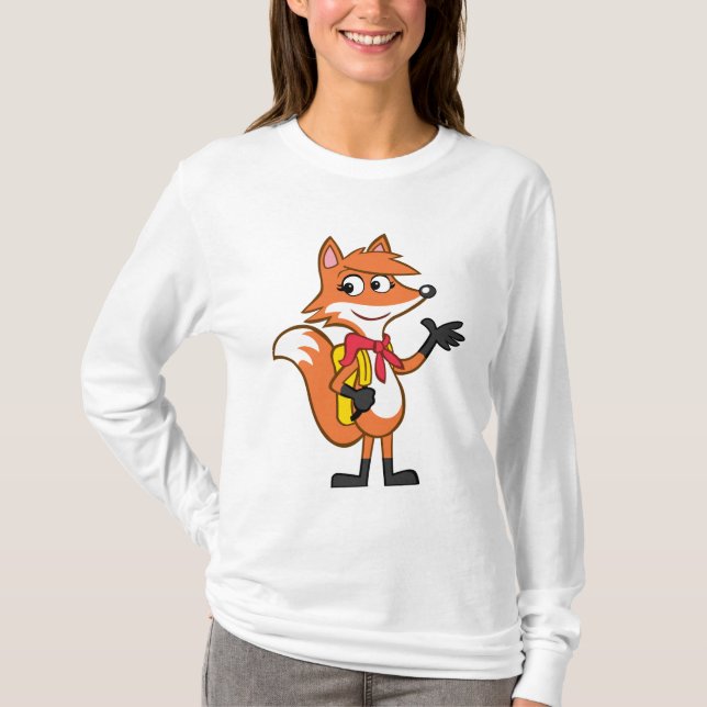 T-shirt Ondulation de Fox de Rick | Scarlett de garde (Devant)
