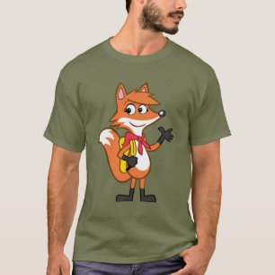 T-shirt Ondulation de Fox de Rick   Scarlett de garde