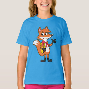 T-shirt Ondulation de Fox de Rick   Scarlett de garde