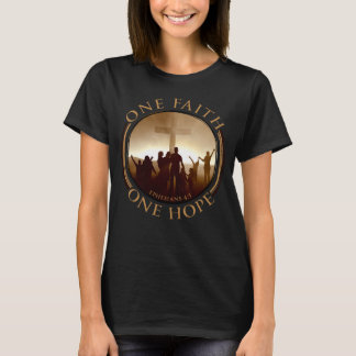 T-shirt One Faith One Hope u2013 Christian People au C