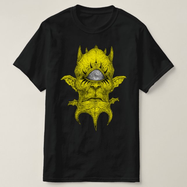 T-shirt one god, one vision - yellow (Design devant)