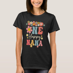 T-shirt One Happy Nana 1er Anniversaire Famille Correspond