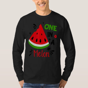 T-shirt One In A Melon Watermelon Bonjour Vibes Été Femmes