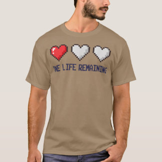 T-shirt One Life Reste Jeux Vidéo Jeux Drôle