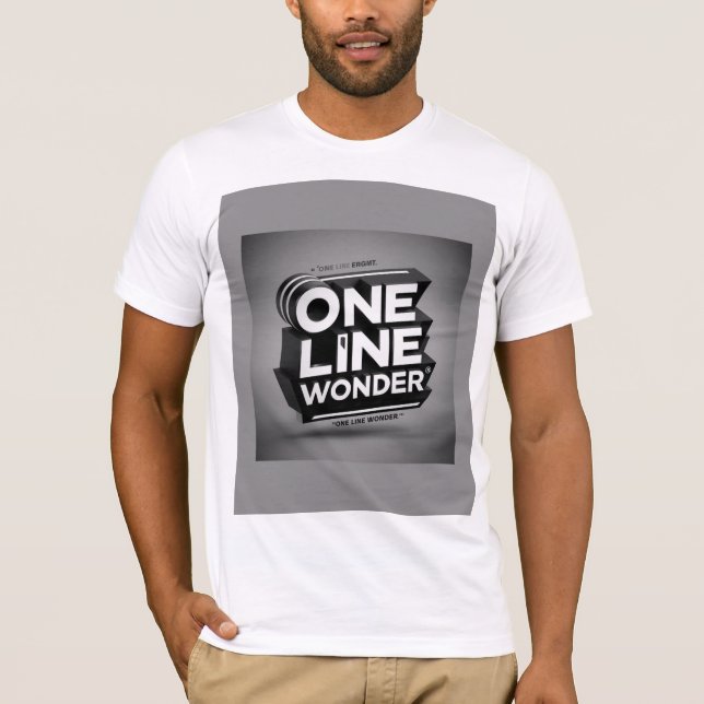 T-shirt One Line Wonder  (Devant)