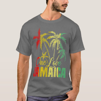 T-shirt One Love Jamaïque Caribbean Vacation Reggae