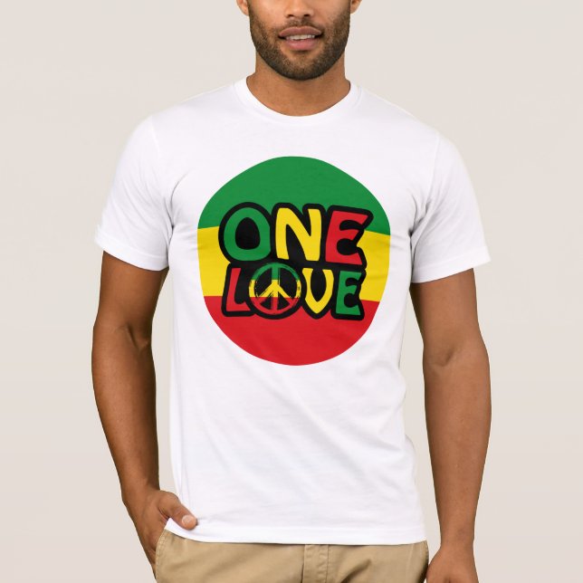 T-shirt One Love Reggae (Devant)