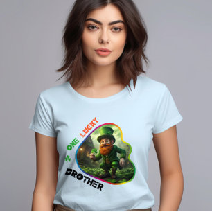 T-shirt One Lucky Brother - Leprechaun's Pot of Fun