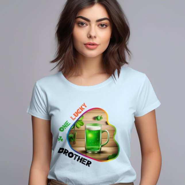 T-shirt One Lucky Dad - Leprechaun's Hide and Seek (Créateur téléchargé)