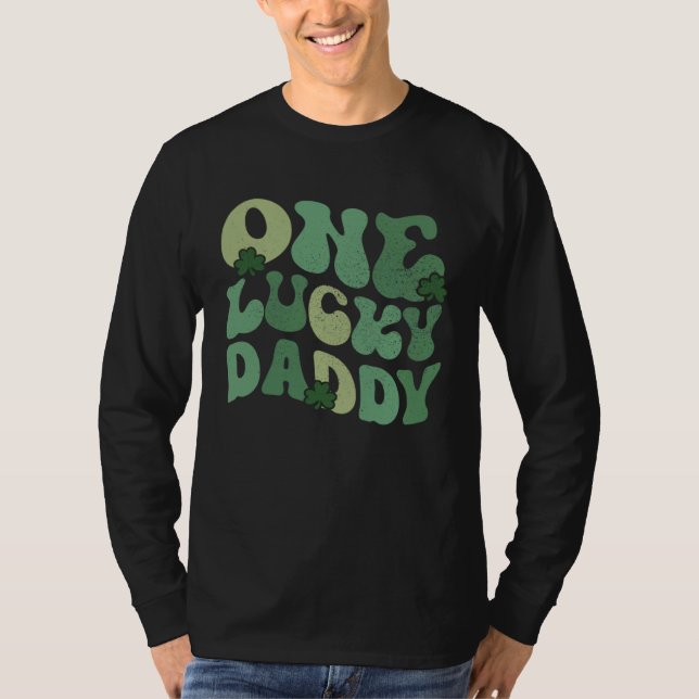 T-shirt One Lucky Dad Matching St Patricks Day (Devant)