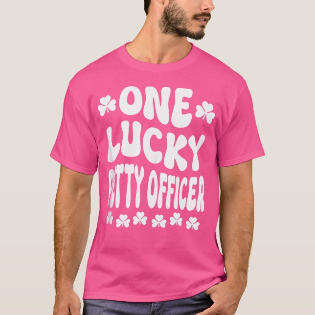T-shirt One Lucky Petty Officer (Devant)