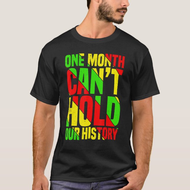T-shirt One Month Can't Hold Our History African Teacher B (Devant)