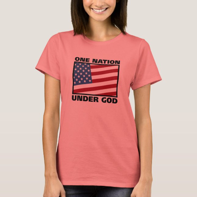 T-shirt One Nation Under God (Devant)