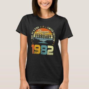 T-shirt One Of A Kind Limited Edition Awesome Since Februa