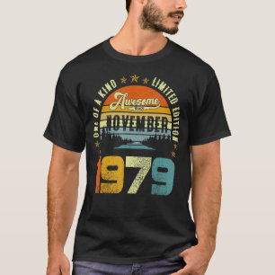 T-shirt One Of A Kind Limited Edition Awesome Since Novemb