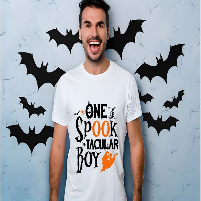 T-shirt One Spook Tacular Boy rétro Halloween vibes (Créateur téléchargé)