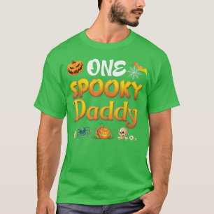 T-shirt One Spooky Daddy Scary Pumkin Horor Halloween