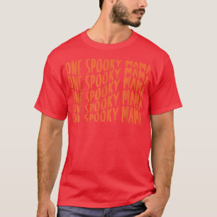 T-shirt One Spooky Mom Mother Matching Family Halloween