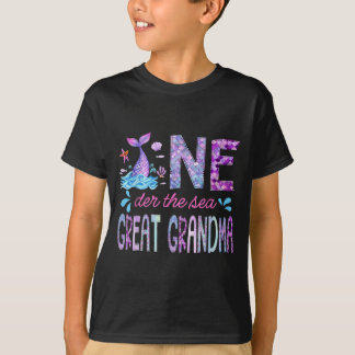 T-shirt Oneder sous la mer Grande grand-mère 1er anniversa