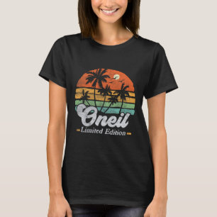 T-shirt Oneil Nom Funny Retro 90s Anniversaire Plage Famil