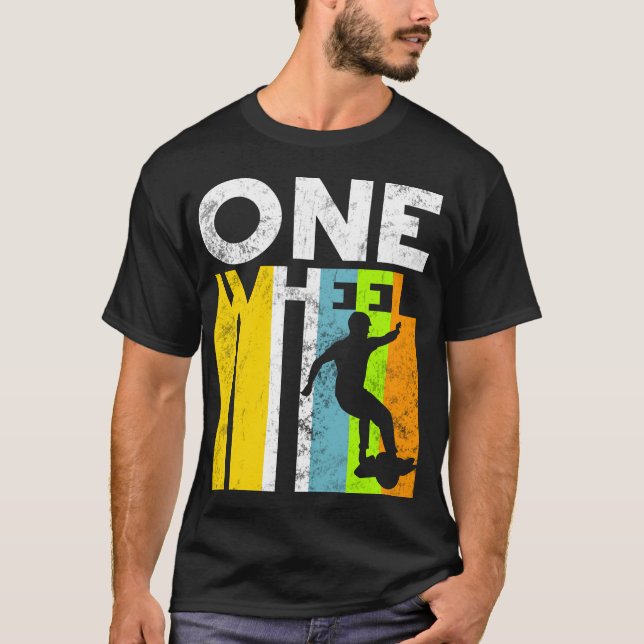 T-shirt onewheel tee vintage design (Devant)
