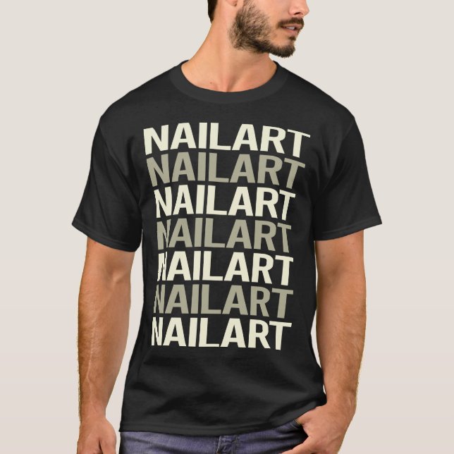 T-shirt Ongles d'art Onglerie Manucure Manucure Pédicure (Devant)