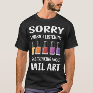 T-shirt Ongles d'art Onglerie Manucure Manucure Pédicure