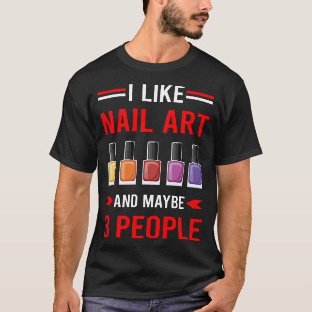 T-shirt Ongles d'art Onglerie Manucure Manucure Pédicure (Devant)