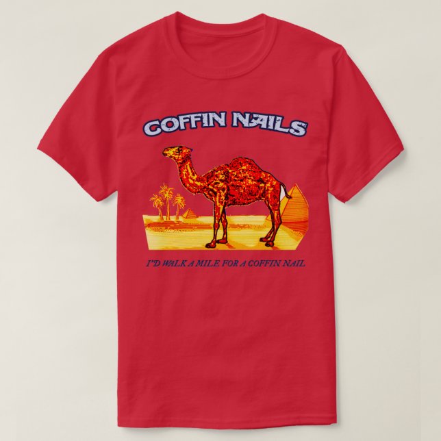 T-shirt Ongles de café (Design devant)