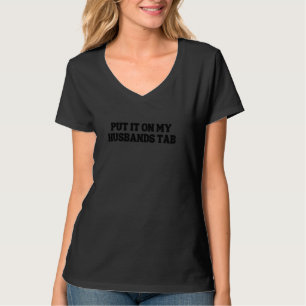 T-shirt Onglet Barre D'Onglet Mon Husbandu2019s
