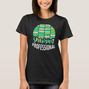 T-shirt Onglet Comptabilité comptable professionnelle de f
