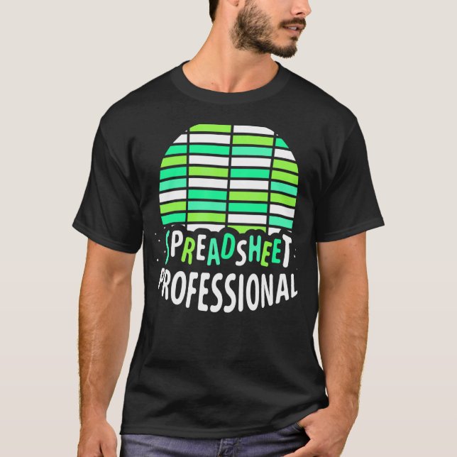 T-shirt Onglet Comptabilité comptable professionnelle de f (Devant)