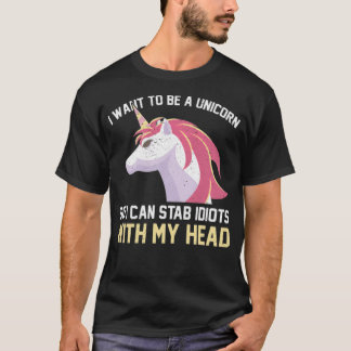 T-shirt Onglet couple Unicorne