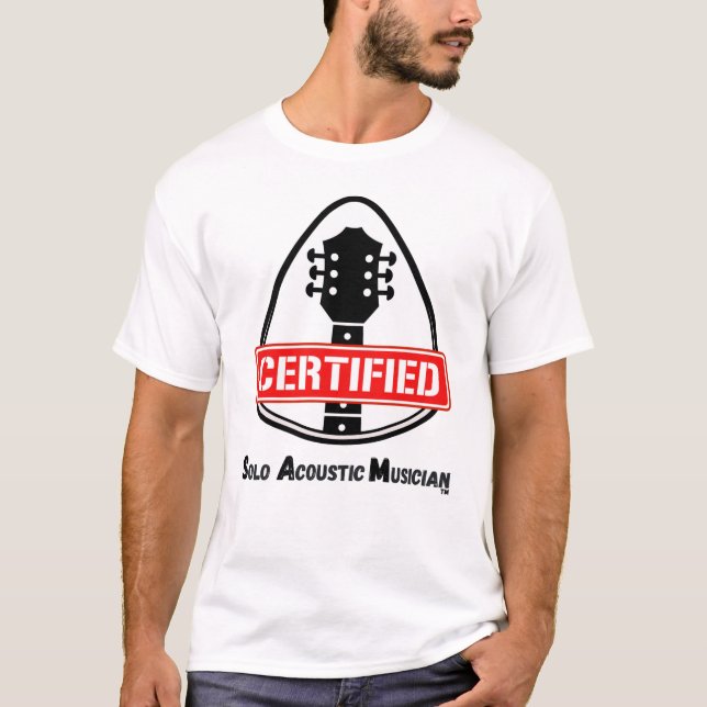 T-shirt Onglet de guitare SAM certifié (Devant)