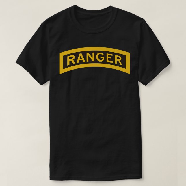 T-shirt Onglet Ranger (avant) et Branche d'infanterie Fusi (Design devant)