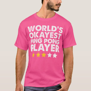 T-shirt Onglet Vintage Funny Du Joueur De Ping-Pong Le Plu