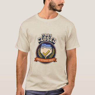 T-shirt Onglets Fermés Badge Humoristique Navigateur Rétro