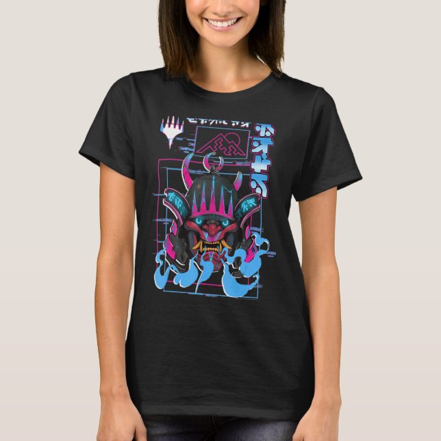 T-shirt Oni Demon Japonais diable (Devant)
