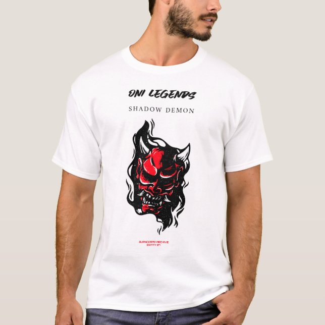 T-shirt Oni Legends – Shadow Demon | BurnCorpo  (Devant)