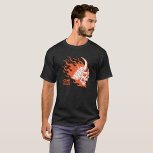 T-shirt Oni Samurai Chaos – Guerrier démon japonais féroce