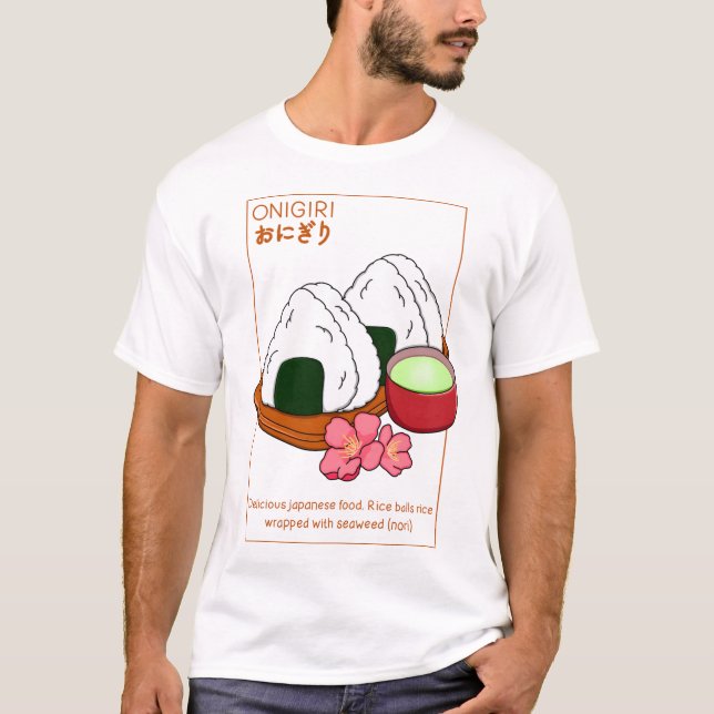T-shirt Onigiri japonais (Devant)