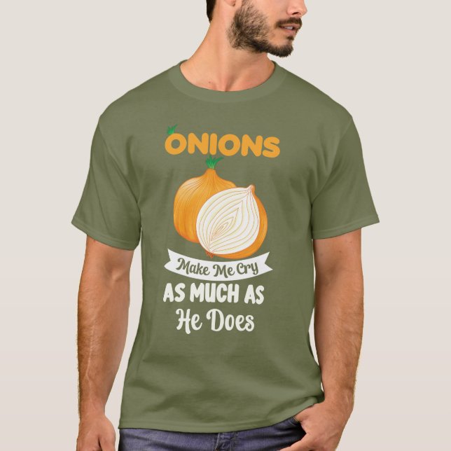 T-shirt Onion Cry (Devant)