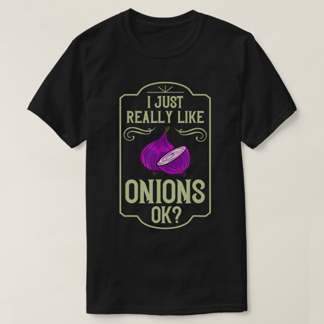 T-shirt Onion Red Pickled Onions  (Design devant)